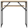 vidaXL Console Table with Shelf Sonoma Oak 75x30x75cm Engineered Wood