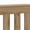 vidaXL Radiator Cover Artisian Oak 175x20x82 cm Engineered Wood
