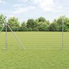 vidaXL Field Fence Silver 50 x 1.4 m Galvanised steel