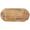 vidaXL Table Top 100x40x3.8 cm Oval Solid Wood Mango