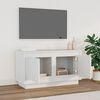 vidaXL TV Cabinet White 80x35x45 cm Engineered Wood