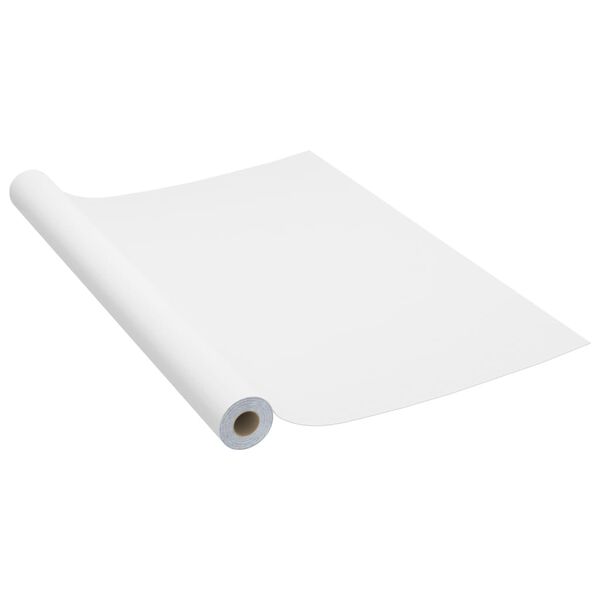 vidaXL Self-adhesive Furniture Film White 500x90 cm PVC