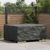 vidaXL Furniture Cover Plain Black 200 x 160 x 70 cm 420D