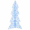 vidaXL Christmas Tree with 100 LEDs Blue 120 cm Acrylic