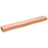 vidaXL Wall Shelf Light Brown 80x10x6 cm Treated Solid Wood Oak
