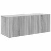 vidaXL 3 Piece TV Cabinet Set Grey Sonoma Engineered Wood