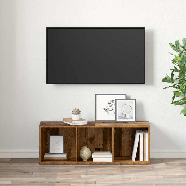 vidaXL TV Cabinet Set Brown 72 x 35 x 37 cm Engineered Wood