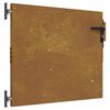 vidaXL Garden Gate 85x125 cm Corten Steel Square Design