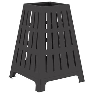 vidaXL Fire Pit Black 50 x 50 x 70 cm Steel