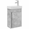 vidaXL Bathroom Vanity Unit with Tap Concrete Grey 40.5 x 22.5 x 62 cm