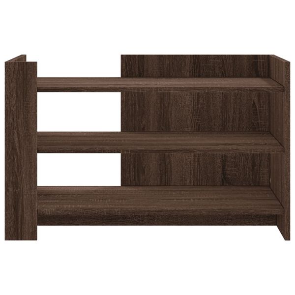 vidaXL Coffee Table Brown Oak 80x50x50 cm Engineered Wood