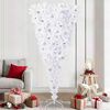 vidaXL Artificial Christmas Tree with Stand White 210 cm PVC and Steel