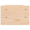 vidaXL Monitor Stand 50x24x16 cm Solid Wood Pine