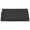 vidaXL Replacement Fabric for Cantilever Umbrella Black 350 cm