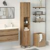 vidaXL Bathroom Cabinet Artisan Oak 30x30x179 cm Engineered Wood