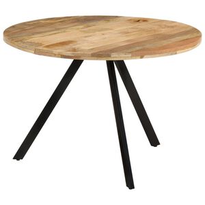 vidaXL Wooden Dining Table | Brown and Black