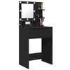 vidaXL Bedroom Dressing Tables with Drawer Black 80 x 39.6 x 135 cm