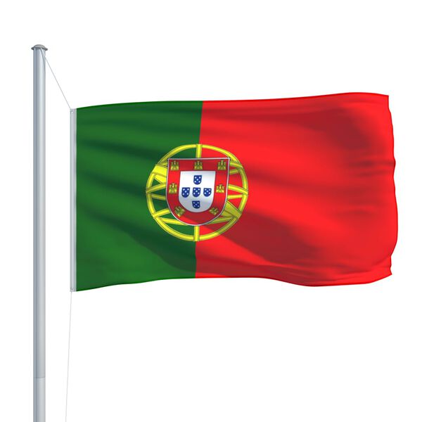 vidaXL Portugal Flag 90x150 cm