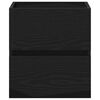 vidaXL Bathroom Sink Cabinet Black Oak 41x38.5x45 cm Engineered Wood