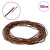 vidaXL Leather Cord Light Brown Ø2.5 mm x 5 m Leather