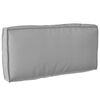vidaXL Pallet Cushion for Backrest Grey 80 x 40 x 12 cm Oxford fabric
