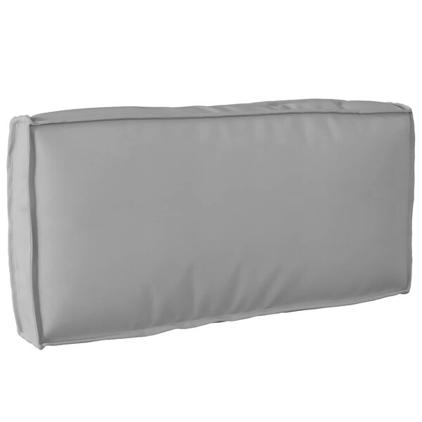 vidaXL Pallet Cushion for Backrest Grey 80 x 40 x 12 cm Oxford fabric
