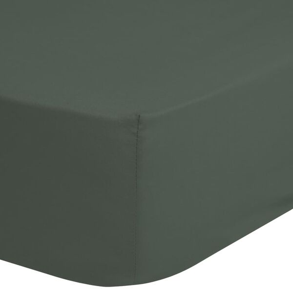 HIP Fitted Sheet 160x200 cm Dark Olive