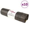 vidaXL Bin Bags with Drawstrings 250 pcs Black 35 L