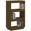 vidaXL Book Cabinet/Room Divider Honey Brown 60x35x103 cm Solid Wood Pine