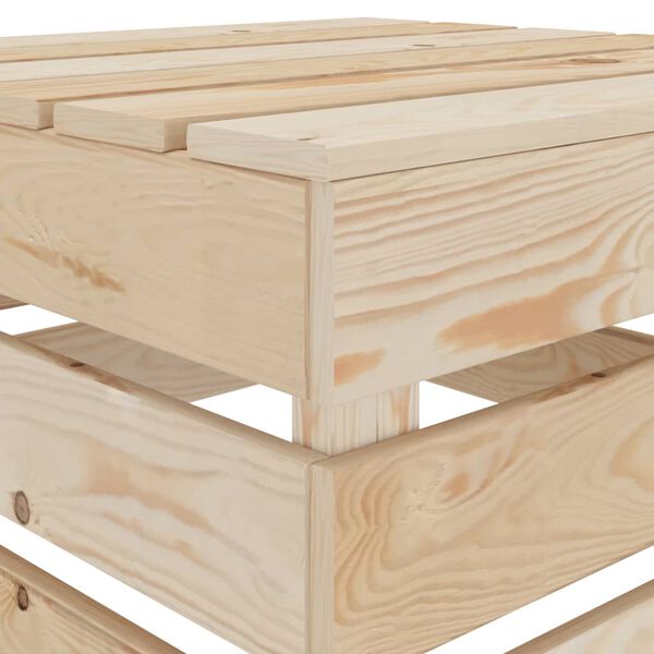 vidaXL Garden Pallet Table Wood