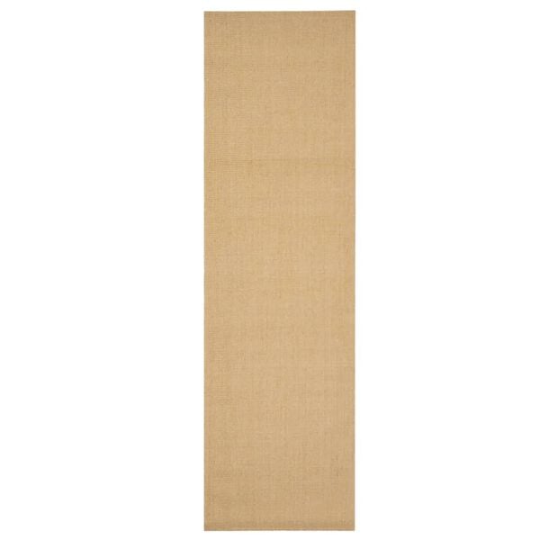vidaXL Rug Natural Sisal 100x350 cm
