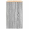 vidaXL Garage Storage Cabinet Grey Sonoma 60x51x85 cm Solid Wood Pine