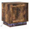 vidaXL Bedside Cabinet 2 pcs Smoked Oak 44 x 34.5 x 45 cm