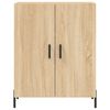 vidaXL Highboard Sonoma Oak 69.5x34x180 cm Engineered Wood