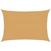 vidaXL Sunshade Sail 160 g/m&sup2; Rectangular Sand 3x4.5 m HDPE