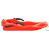 vidaXL Sledge with Brakes Red 87x40x18 cm Polypropylene