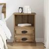 vidaXL Bedside Cabinet Artisan Oak 36 x 43 x 60 cm Engineered Wood
