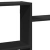 vidaXL Wall Shelf Black 159x18x65 cm Engineered Wood