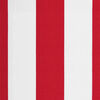 vidaXL Replacement Fabric for Awning Red and White Stripe 4.5x3 m