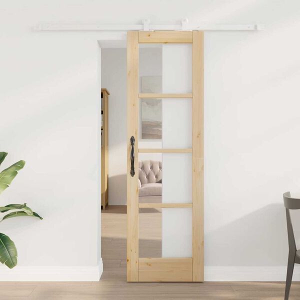 vidaXL Sliding Door ORKDAL Natural 61 x 198.5 cm