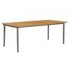 vidaXL Dining Table | Brown | Solid Acacia wood | 200x100x72 cm | Durable