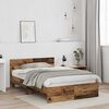 vidaXL Bed Frame Old Wood 193 x 125 x 70 cm Engineered Wood