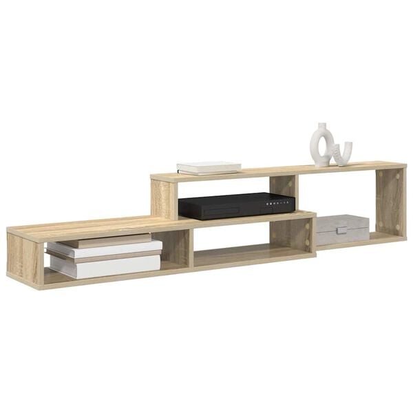 vidaXL Wall TV Stand 150 x 25 x 28.5 cm Engineered Wood
