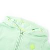 Kids' Hooded Sweatshirt with Zip Bright Green 92