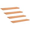 vidaXL Stair Treads 4 pcs 110 x 25 x 2 cm Varnish Solid Beech Wood