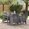 vidaXL Garden Chair 4 pcs Light grey 53 x 49 x 85 cm PP