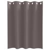 vidaXL Blackout Curtains with Rings 2 pcs Dark Brown 140 x 140 cm