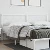 vidaXL Metal Replace Headboard White 200 cm