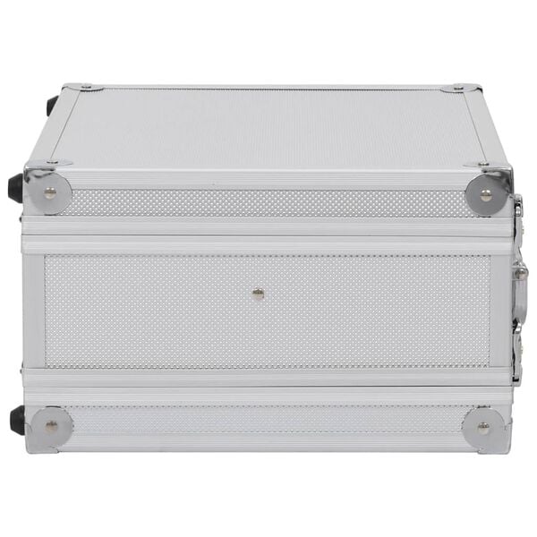 vidaXL Gun Case Aluminium ABS Silver