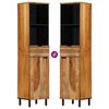 vidaXL Bathroom Sink Cabinet Solid Acacia Wood 38 x 33 x 160 cm